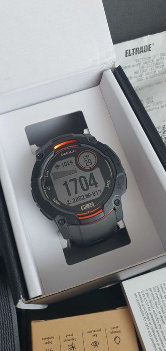 Garmin Instinct 3  50 мм, Solar Black / Charcoal