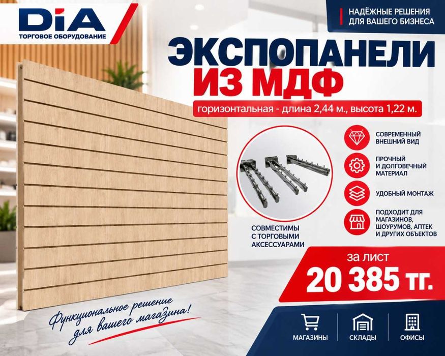 Экспопанель МДФ и пластиковая. Торговое оборудование