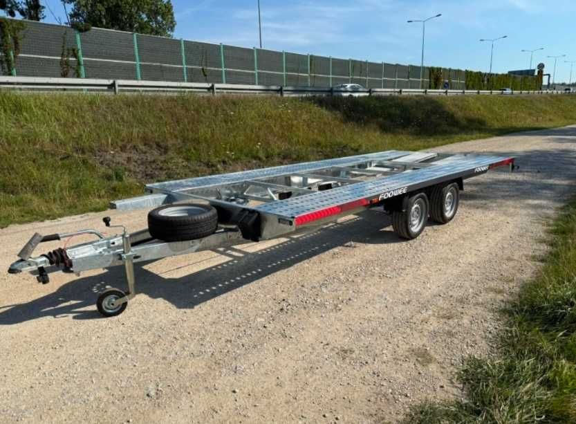Trailer transport auto, drept, 4,5-5 metri, MMA 2700 kg