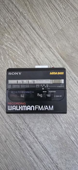 Sony Walkman WM-BF67 • FM/AM • Recording • Auto Reverse • Mega Bass