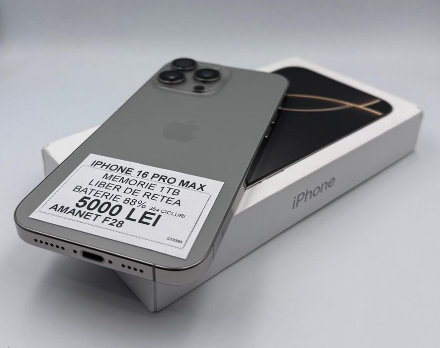 Amanet F28: Iphone 16 Pro Max 1TB