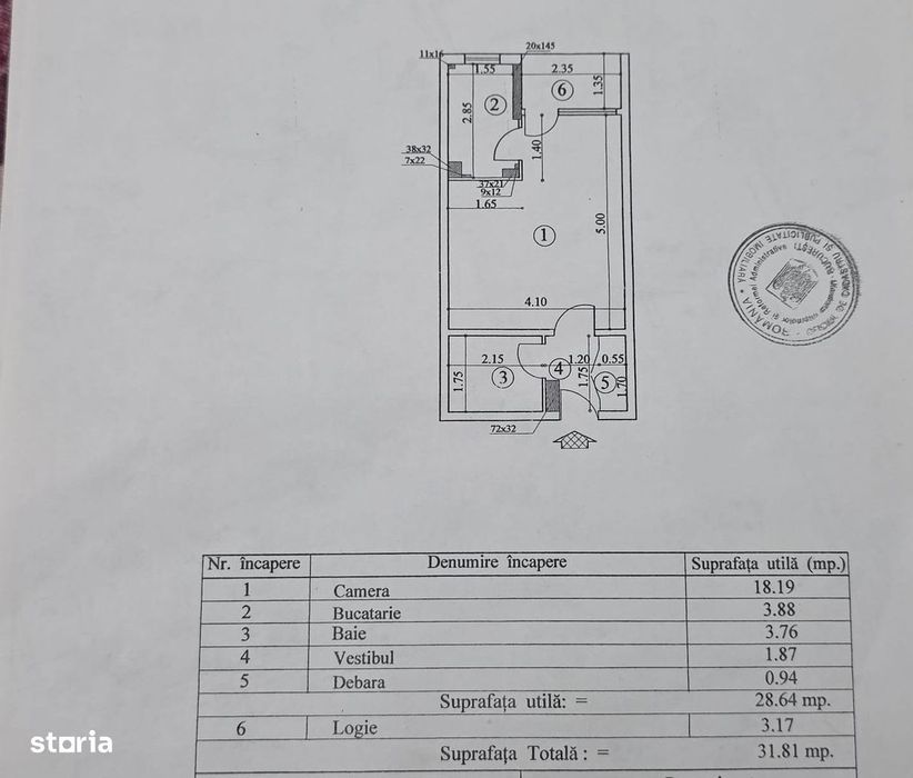 Drumul Taberei Garsoniera 32 mp Ghencea!