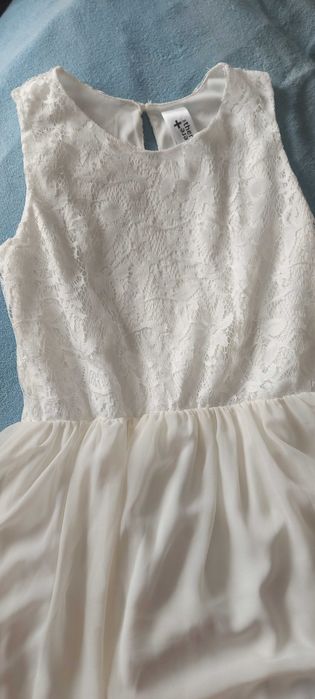 Rochie alba eleganta fetite masura 164