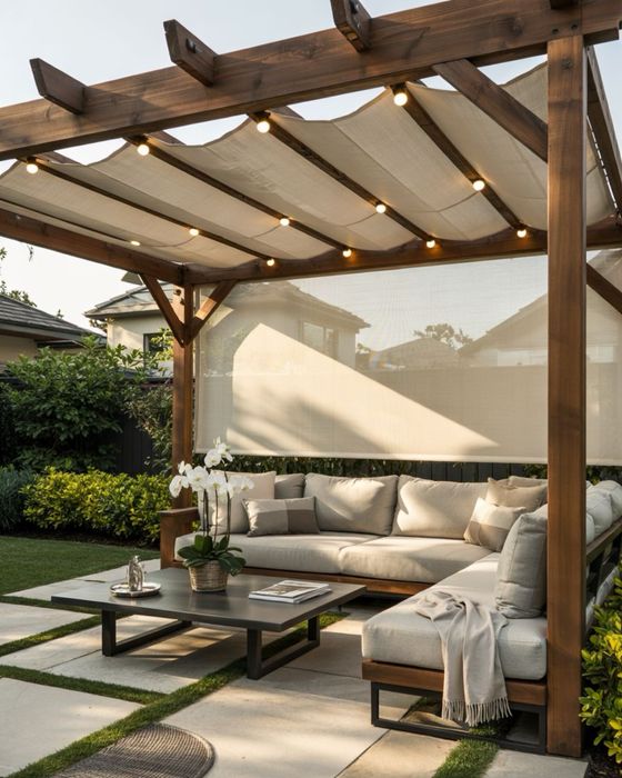 Пергола деревянная