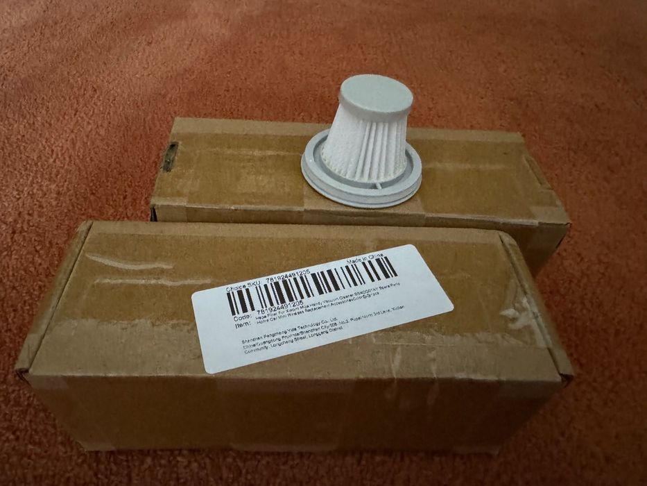 Filtre Hepa pentru mini aspiratoare auto, 2 x 4 bucati, sigilate