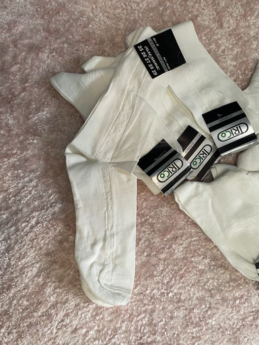 11 чифта бели мъжки чорапи размер 42