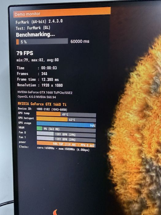 Asus Tuf Gtx1660ti 6gb