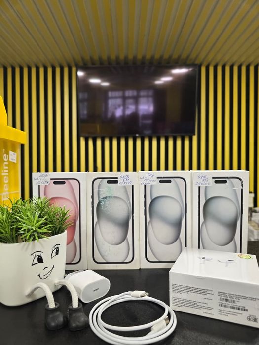 Iphone 15,128гб,Kaspi0-0-12