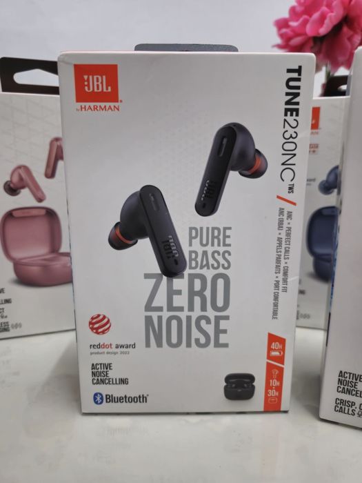 Casti audio JBL Tune 235/230 NC, Pure Bass, IPX4, Deep Bass, originale