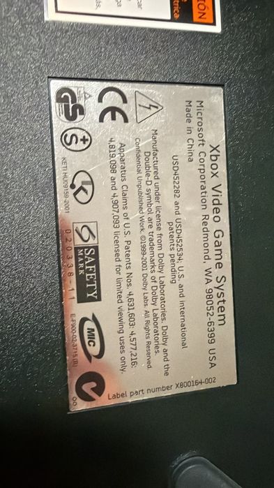 Xbox  clasic de colecție lansat martie 2002