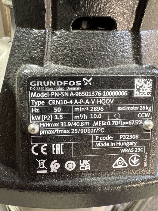 Pompa apa grundfos CRN10