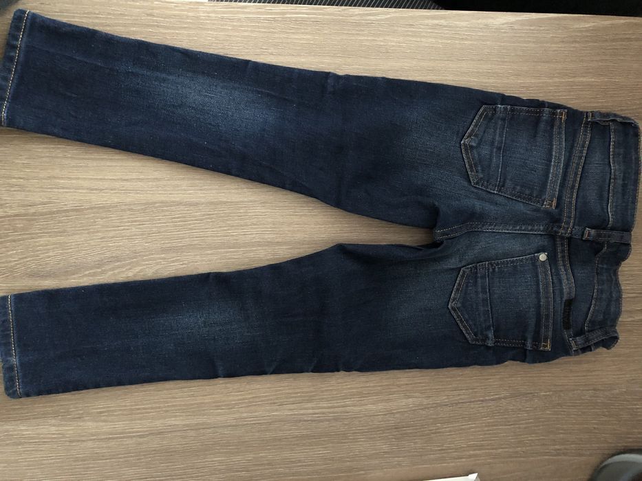 Blugi baieti skinny fit noi, marimea 110, 4-5 ani