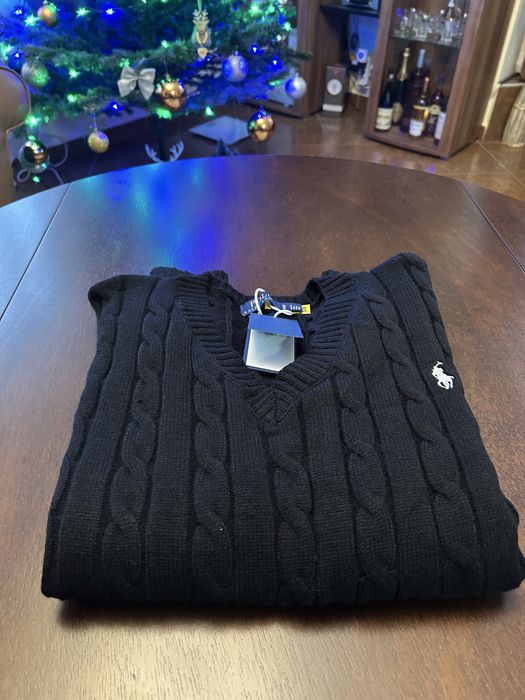 Pulover tricotat Polo Ralph Lauren M custom fit