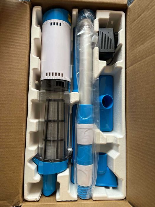 Aspirator subacvatic fără fir 3-în-1 pentru piscine și SPA – Mâner telescopic, Baterie 90 min