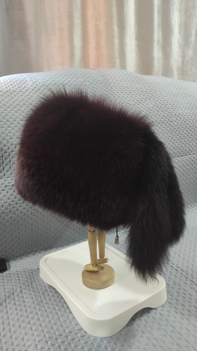 Шапка кроличья женская