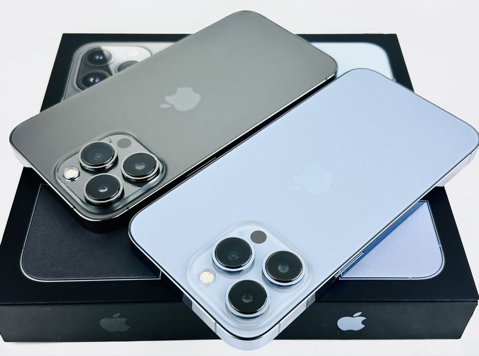 Apple iPhone 13 Pro 256GB Blue / Graphite 100% Батерия! Гаранция!