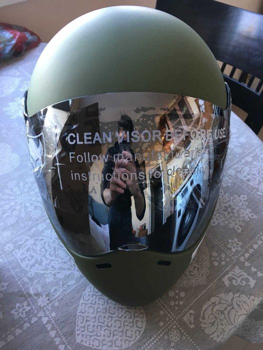 TSG Pass Pro Matt Olive Каска (Размер L)