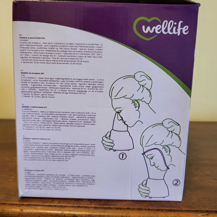 Inhalator si sauna faciala 2in1 / nou nefolosit !