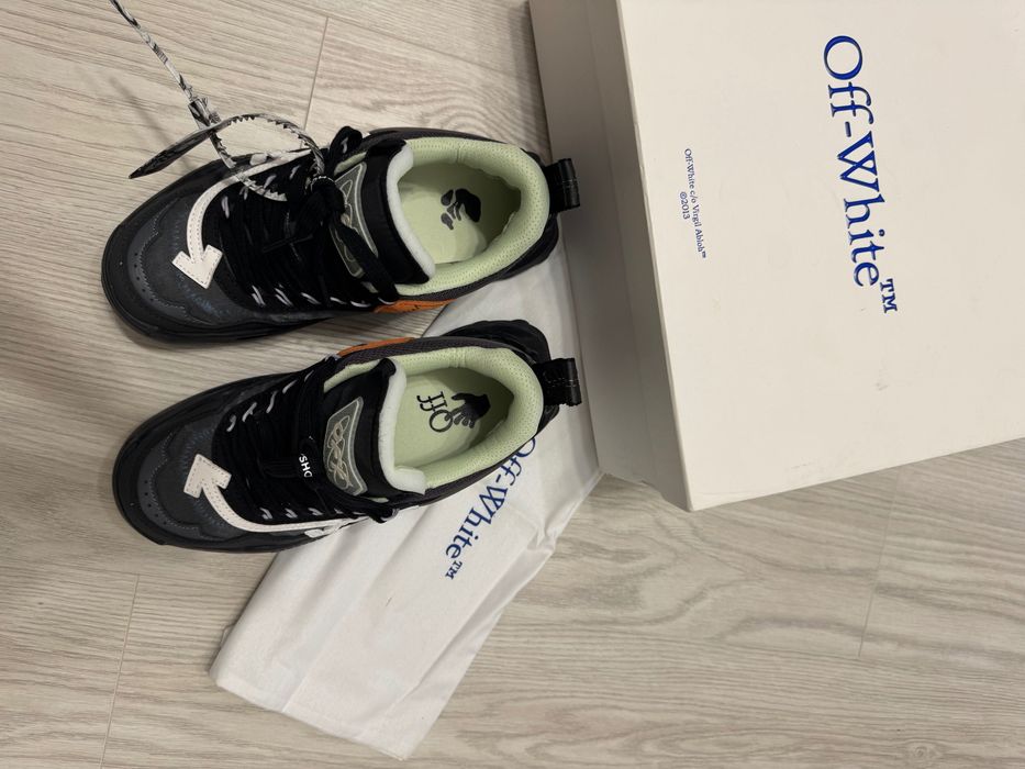 Adidasi OFF WHITE, Odsy 1000 SNEAKERS Premium din Piele Full Box Black