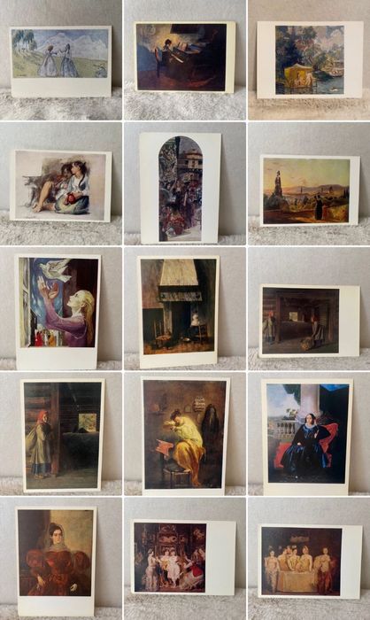 Открытки СССР девушки женщины