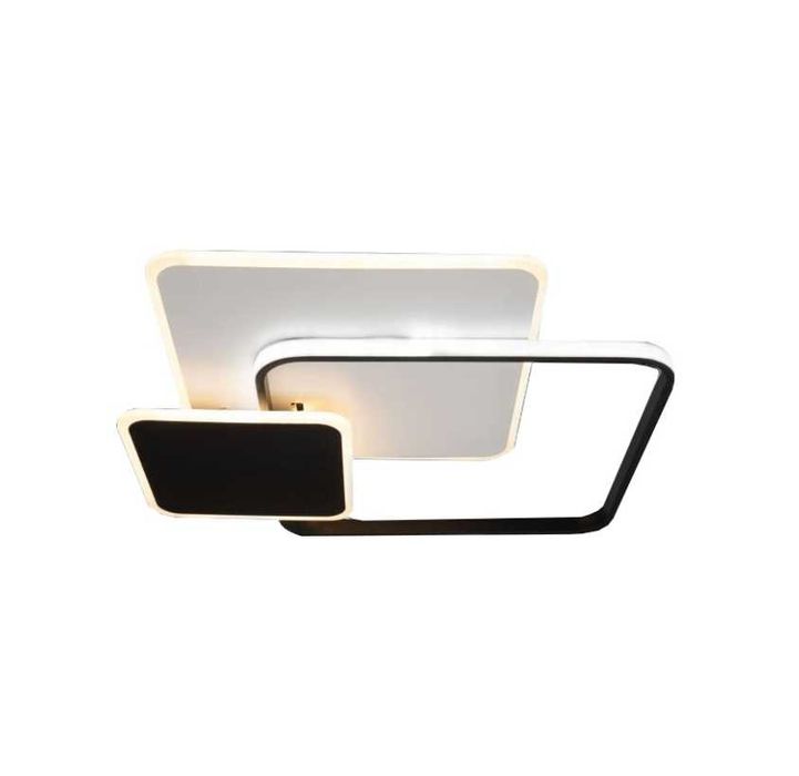 Абажур квадрати Led полилей Anemona, 118W, димируем лед лампа нови