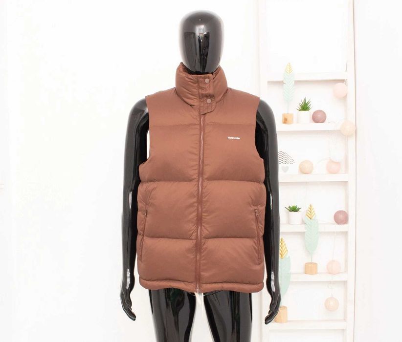 Holzweiler Ail Down Vest мъжка пухена грейка кафяв елек пух и пера S