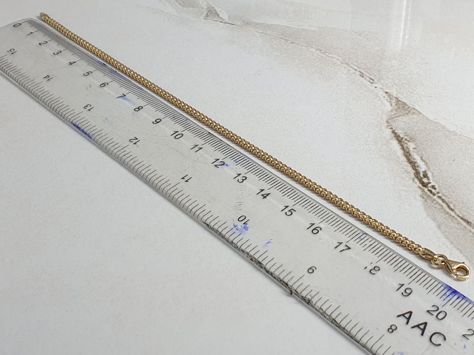 Brățară elegantă din aur galben de 14K – lungime 20 cm, gramaj 2,88 g