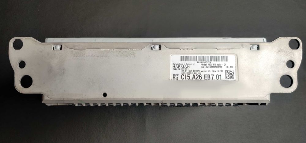 Unitate Navigatie BMW MGU High D4 B316 HW 3.1 -APIX- G01 G05 G16 G20 G30 G80 G82