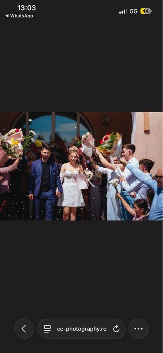 Vand rochie cununie civila