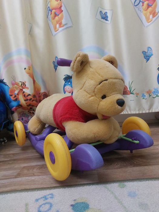2в1 люлеещо се мече и кракомобил Мечо Пух