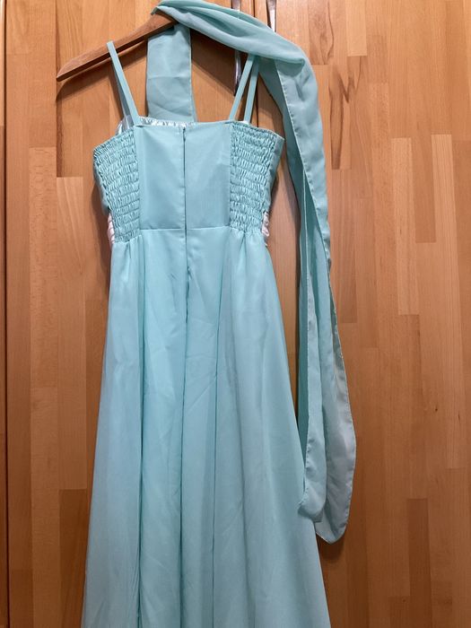 Рокля за повод,цвят мента ,размер М