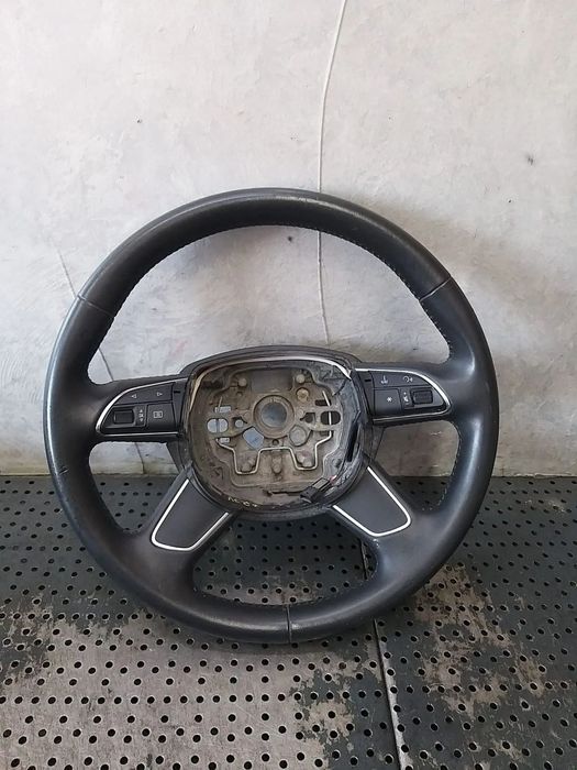 Volan piele in 4 spite cu comenzi audi a6 c7 4g 4g0419091m