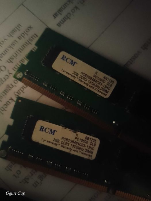 DDR3 2+2Gb 1333MHz