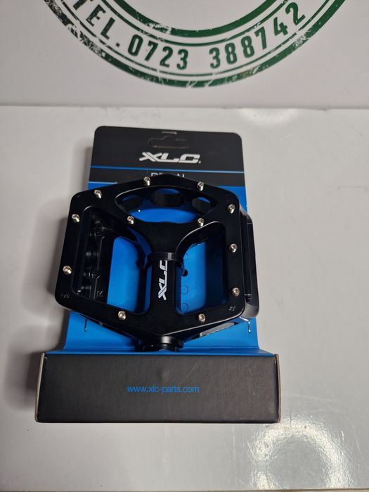 Pedale BMX bicicleta XLC flat pedal cu filet 1/2 12 mm