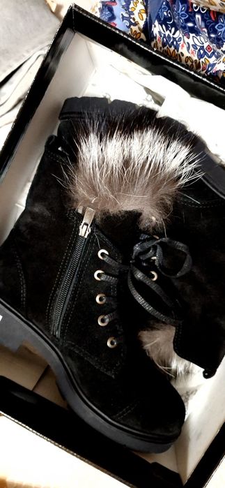 Зима новые ботинки натуралка