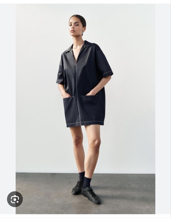 Рокля от поплин Zara