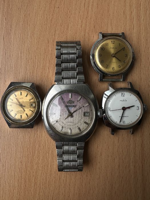 Винтидж механични часовници – СССР / Orient / Ruhla – работещи