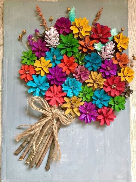 Шишки сосновые для декора и поделок.