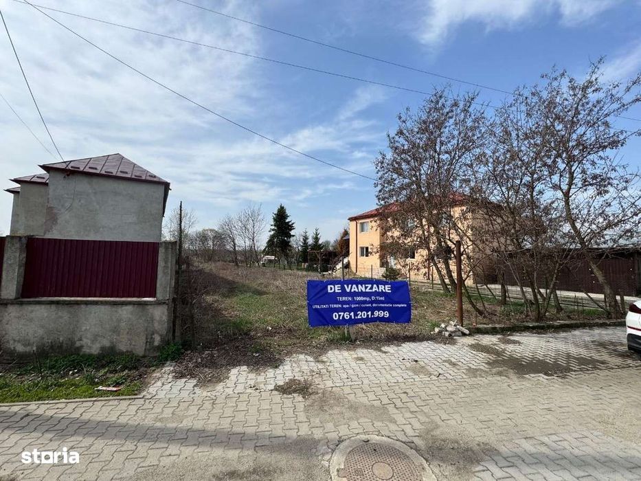 Teren pt constructie in Dragomirești 1000 mp