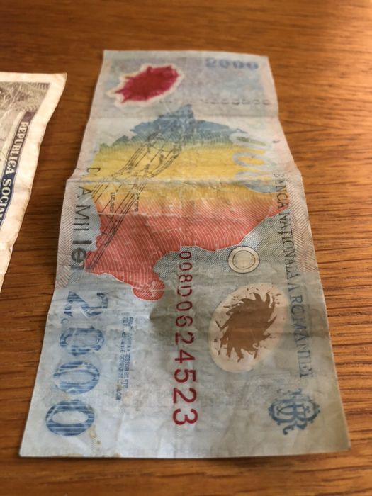 Bancnote vechi 2000 Lei