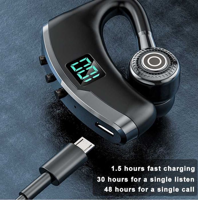 casca hands free cu bluetooth si functie de telecomanda foto