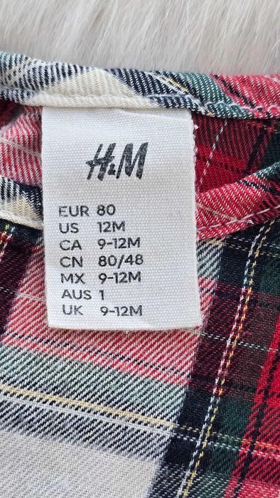 Детски Коледни рокли H&M 9-12 месеца