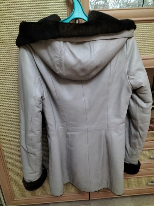 Дублёнка.на.девушку.цвет.бежевый.