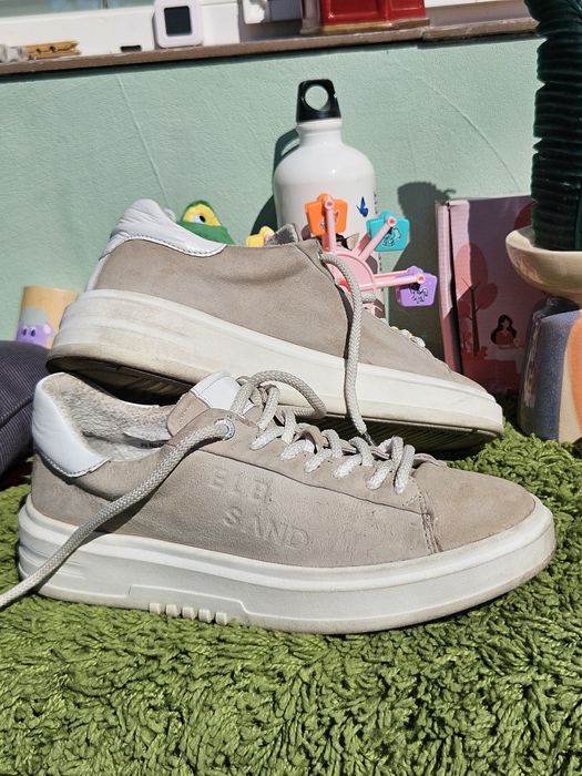 Elbsand кецове естествен велур N41