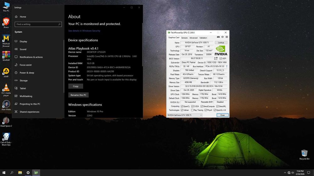 Unitate PC Intel Core i5-3470S 16GB DDR3 GTX 1050Ti 4GB GDDR5