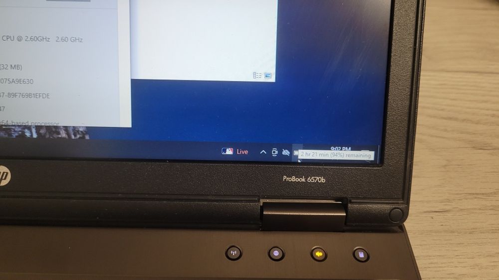 Laptop HP Probook 6570b i5-3230m 2.6 GHz/  8 GB / HDD 640 GB