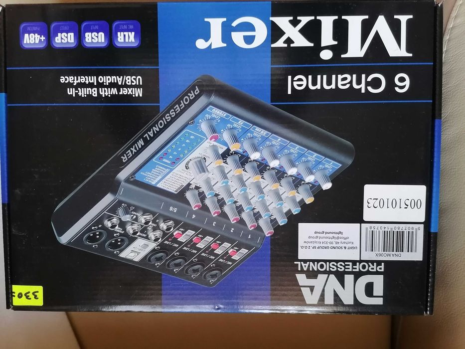 Миксер с 6 канала за муз. инструменти