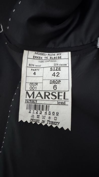 Костюм Marsel turkey