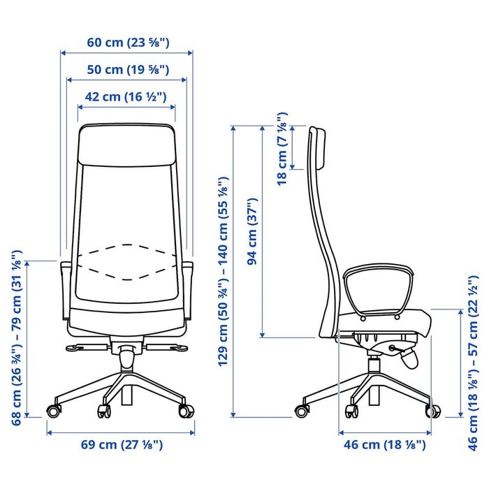 Scaun IKEA MARKUS, mărime M, nou sigilat
