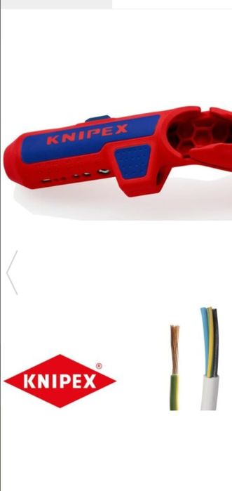 Decablator Ergonomic KNIPEX ErgoStrip 16 95 01 SB